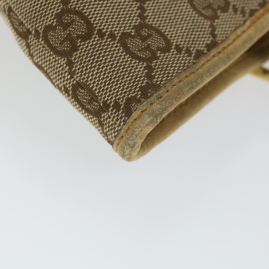 GUCCI GG Canvas Hand Bag Beige 002 1099 001998 58036