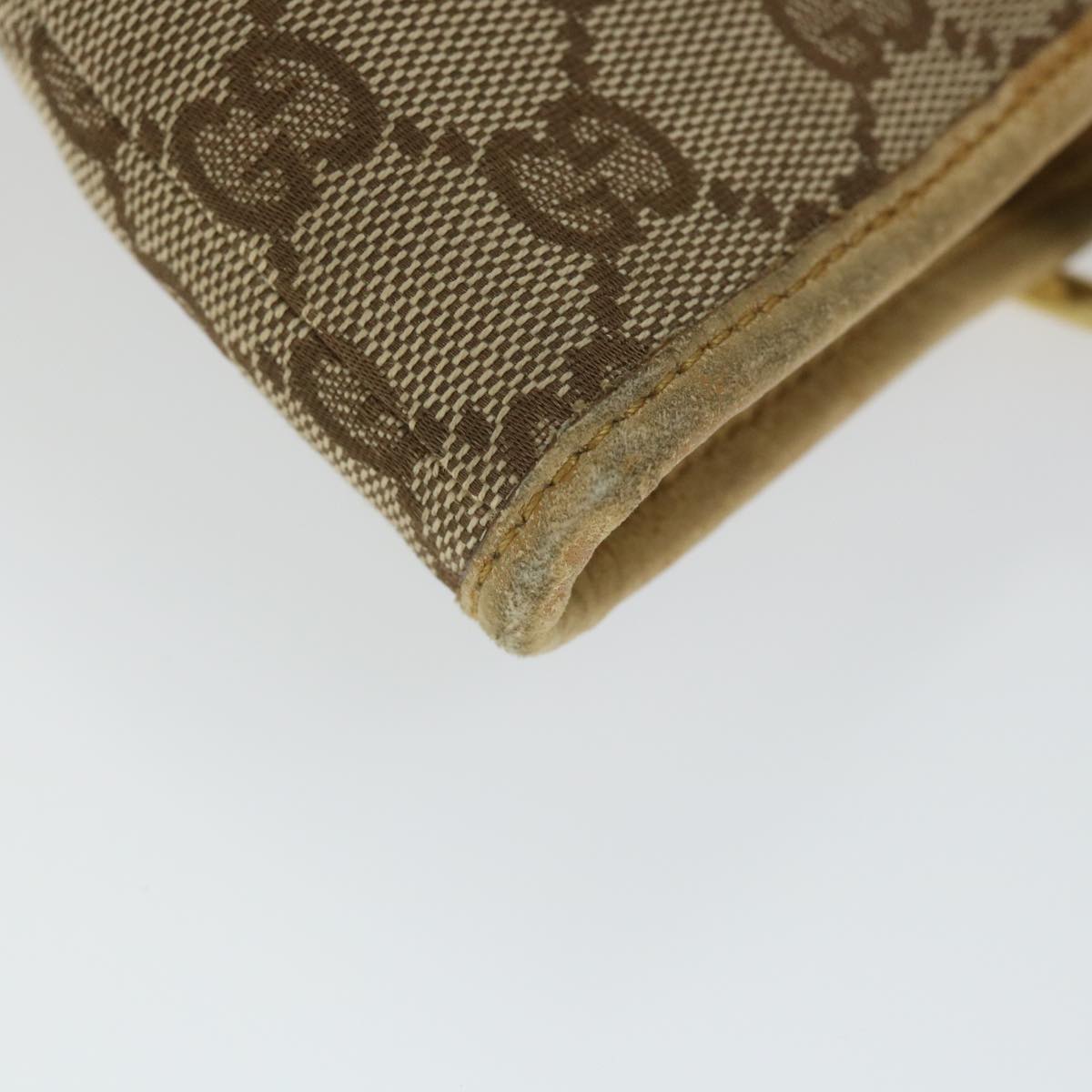 GUCCI GG Canvas Hand Bag Beige 002 1099 001998 58036