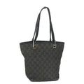 GUCCI GG Canvas Hand Bag Black 31244 58037