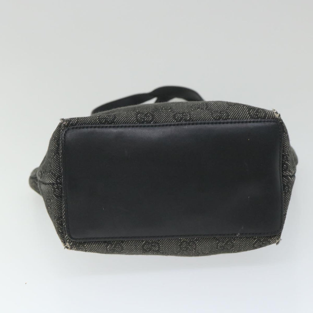 GUCCI GG Canvas Hand Bag Black 31244 58037