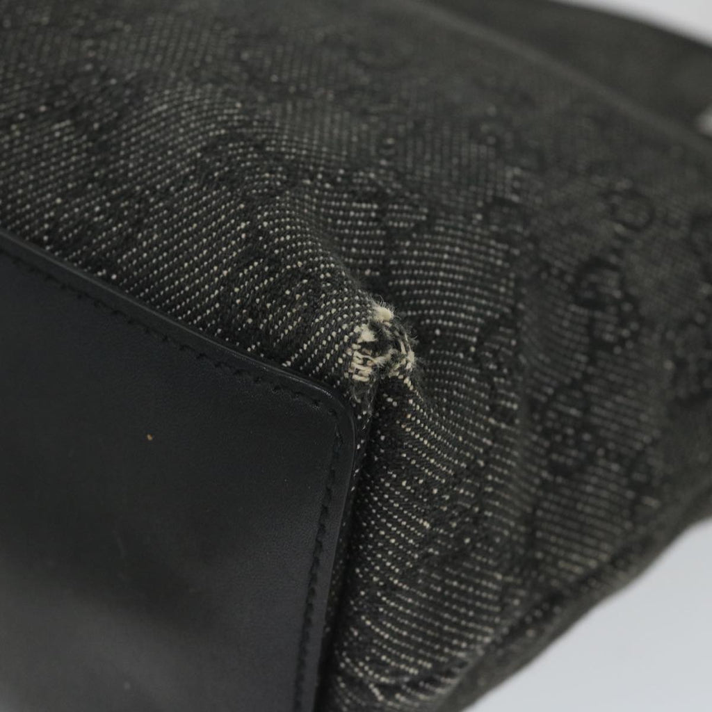 GUCCI GG Canvas Hand Bag Black 31244 58037