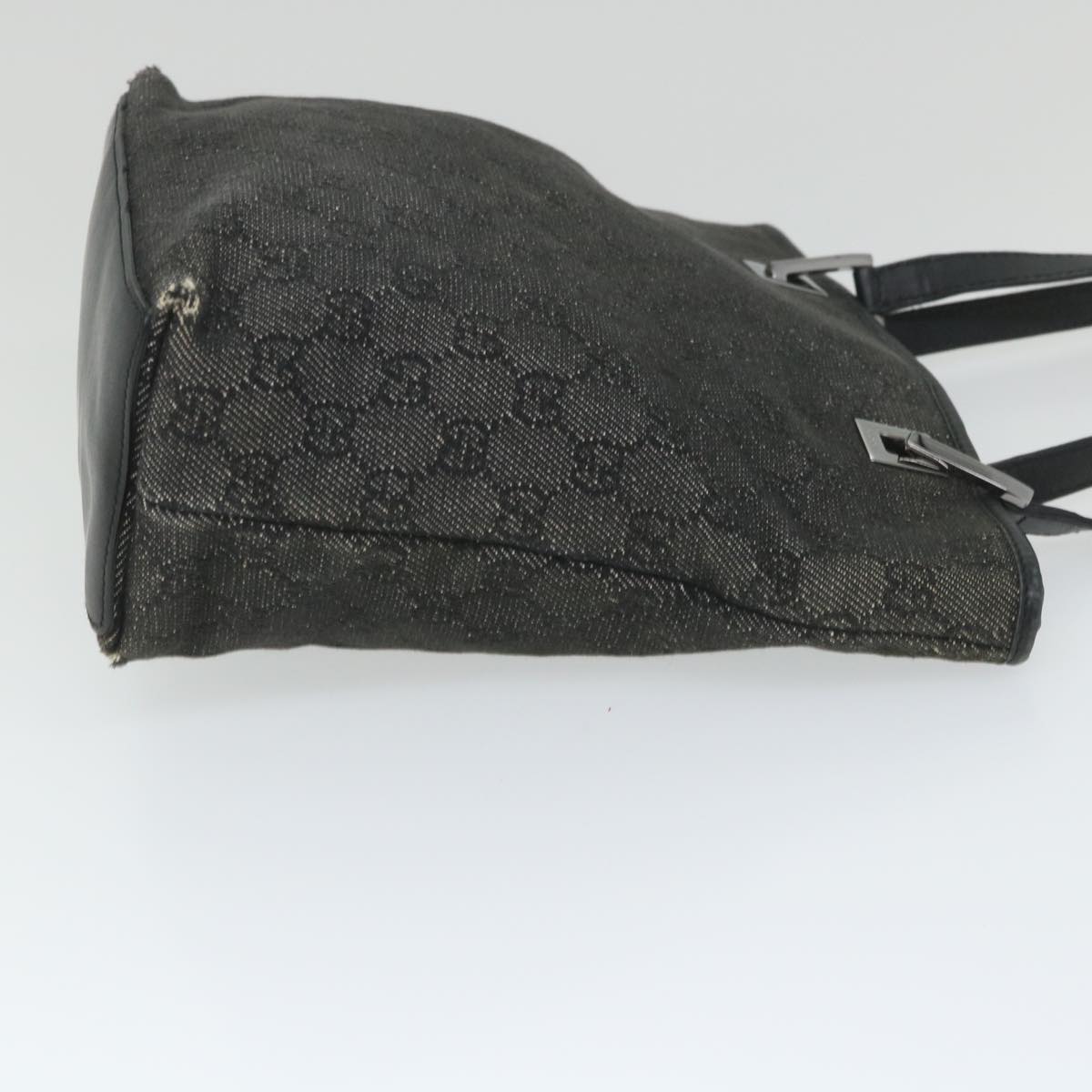 GUCCI GG Canvas Hand Bag Black 31244 58037