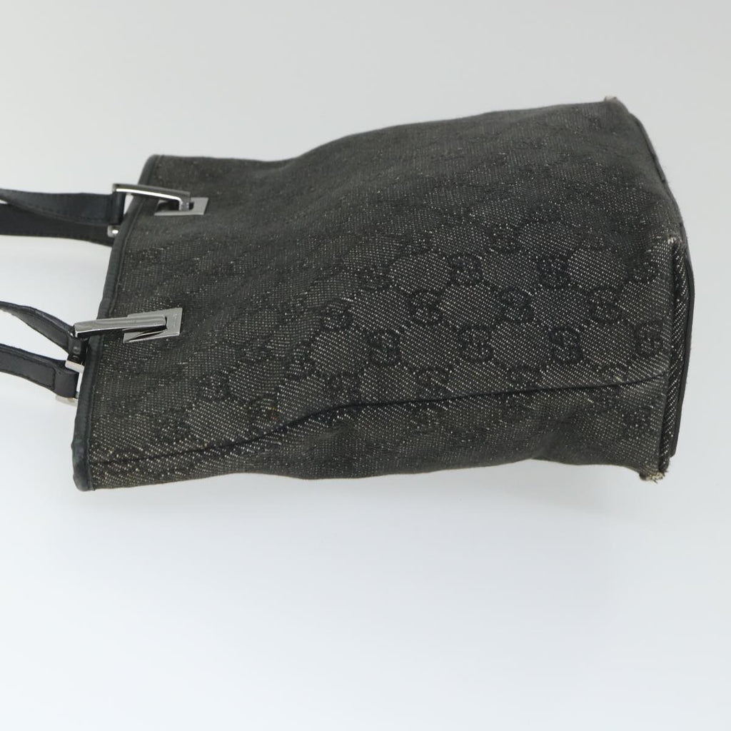 GUCCI GG Canvas Hand Bag Black 31244 58037
