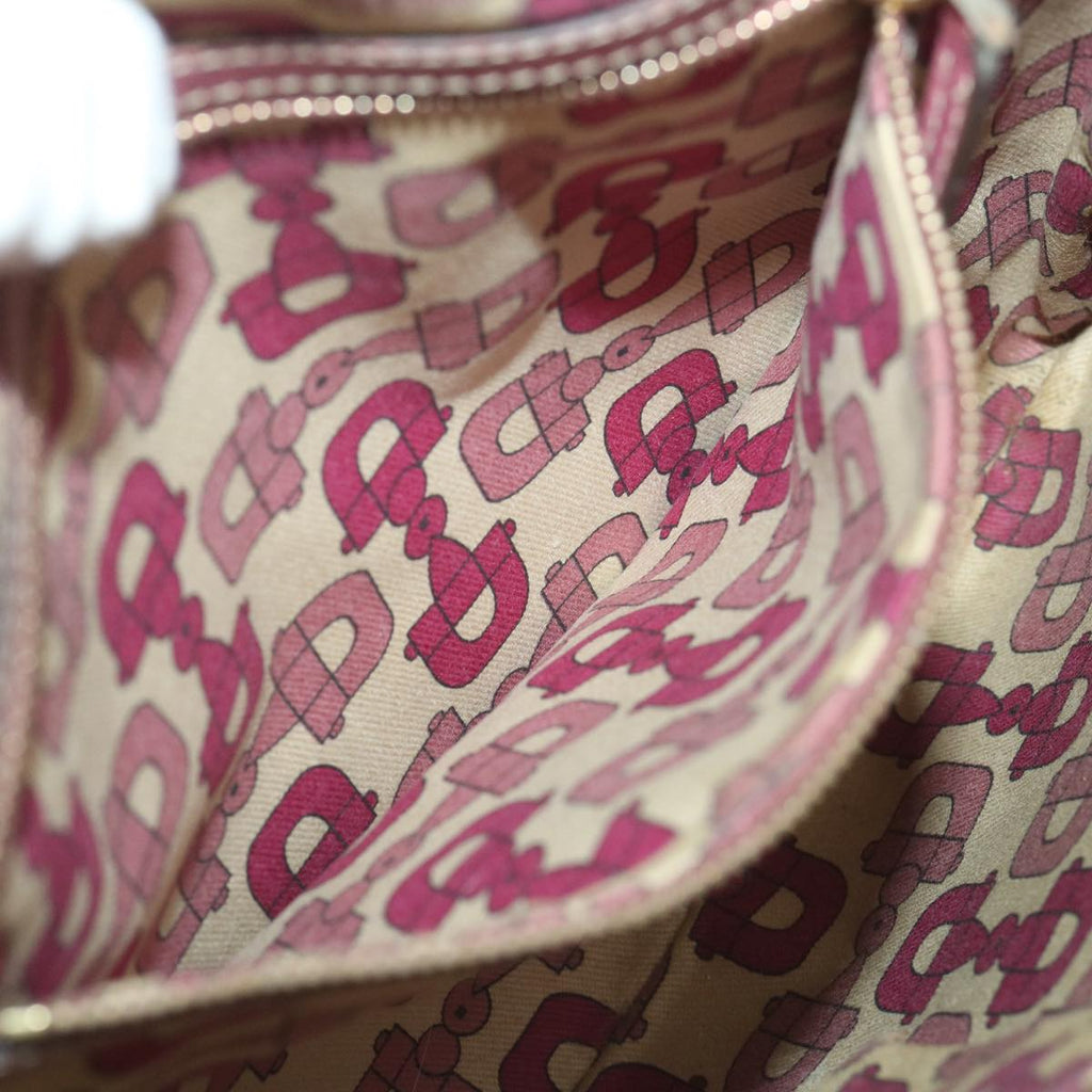 GUCCI GG Canvas Sherry Line Shoulder Bag Beige Pink 144388 58040