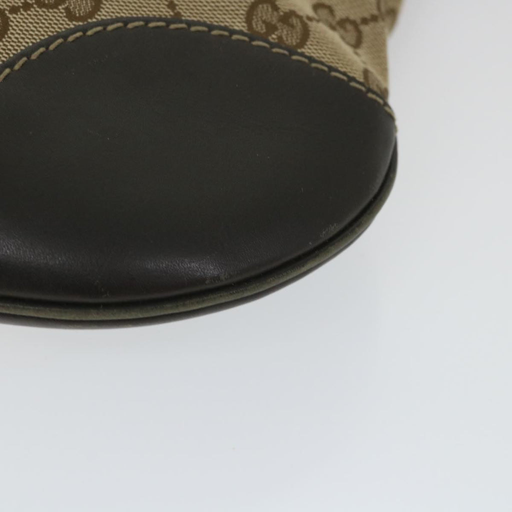 GUCCI GG Canvas Web Sherry Line Shoulder Bag Beige Red Green 257065 58041
