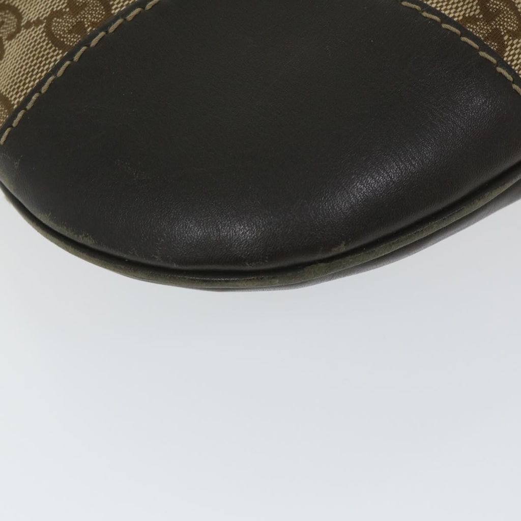GUCCI GG Canvas Web Sherry Line Shoulder Bag Beige Red Green 257065 58041