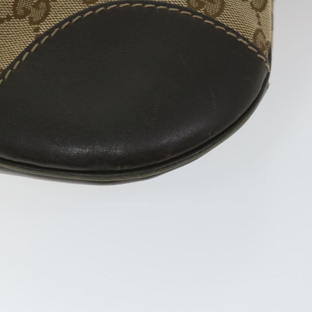 GUCCI GG Canvas Web Sherry Line Shoulder Bag Beige Red Green 257065 58041