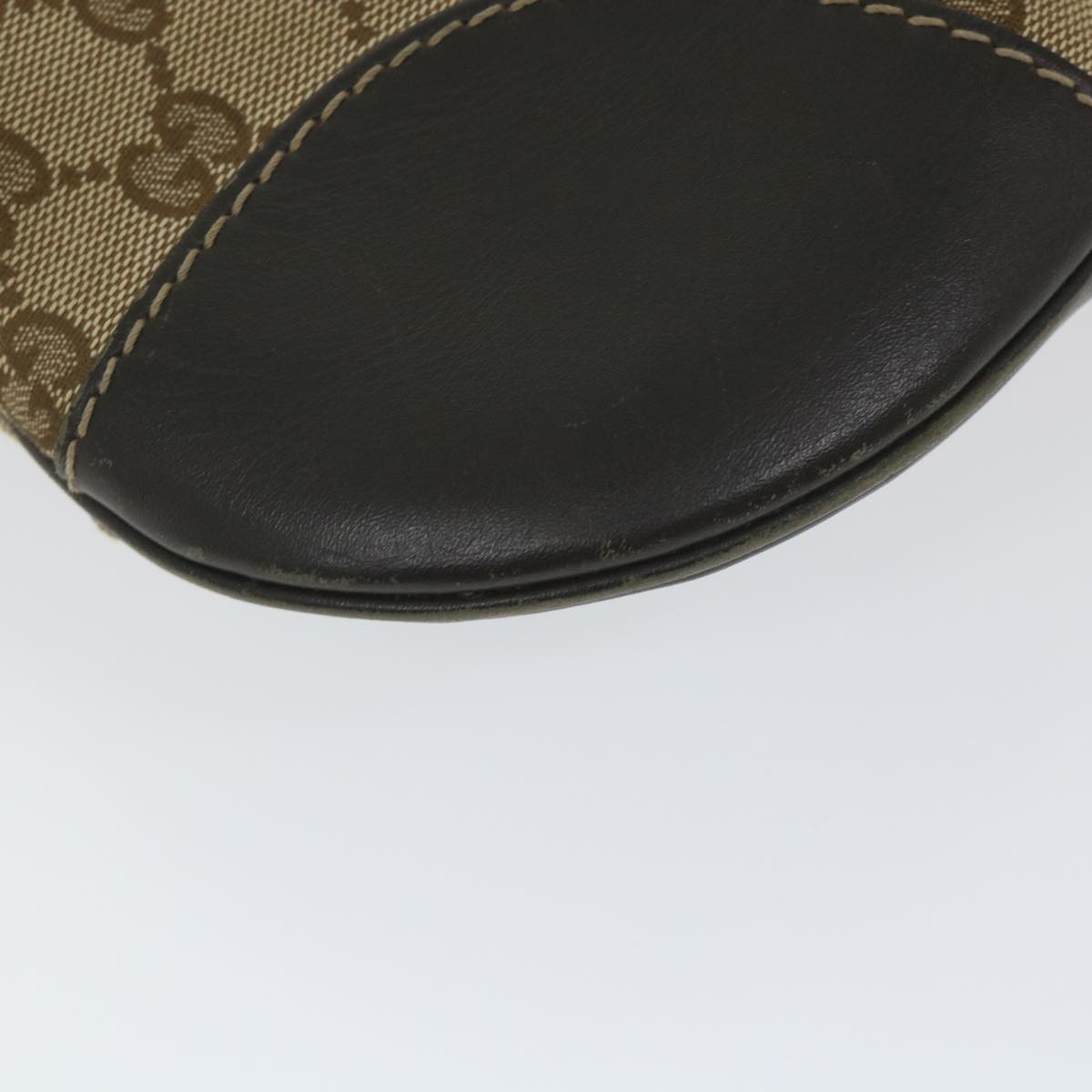 GUCCI GG Canvas Web Sherry Line Shoulder Bag Beige Red Green 257065 58041