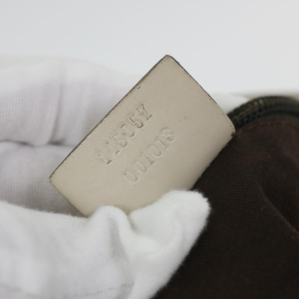 GUCCI GG Canvas Shoulder Bag Beige 145857 58042