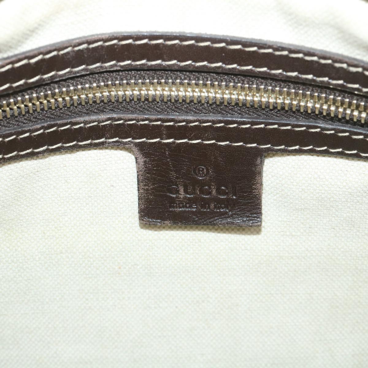 GUCCI GG Canvas Web Sherry Line Hand Bag Beige Red Green 269894 58043