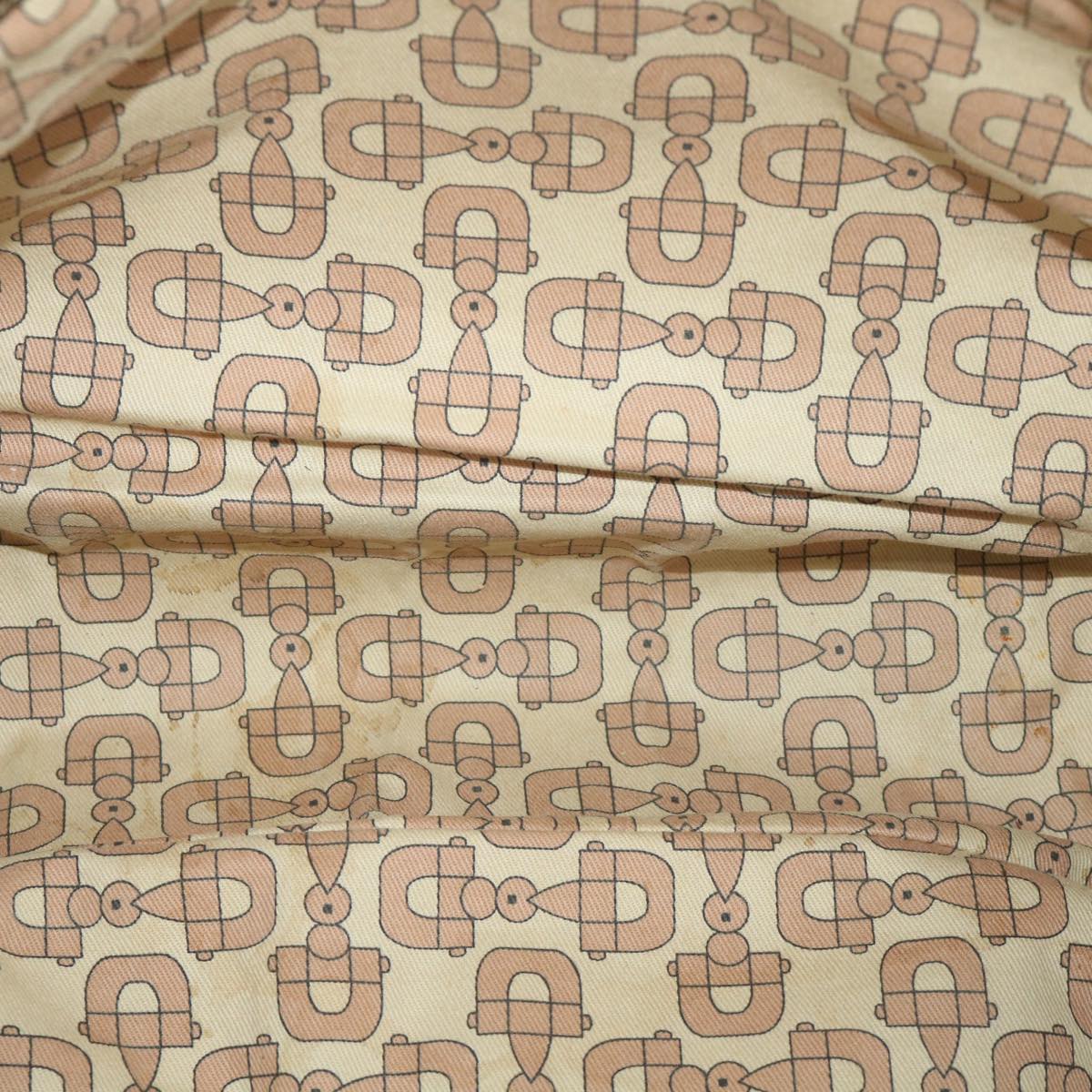 GUCCI GG Canvas Sherry Line Tote Bag Beige Gold Pink 139260 58045