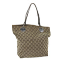 GUCCI GG Canvas Tote Bag Beige 120836 58046