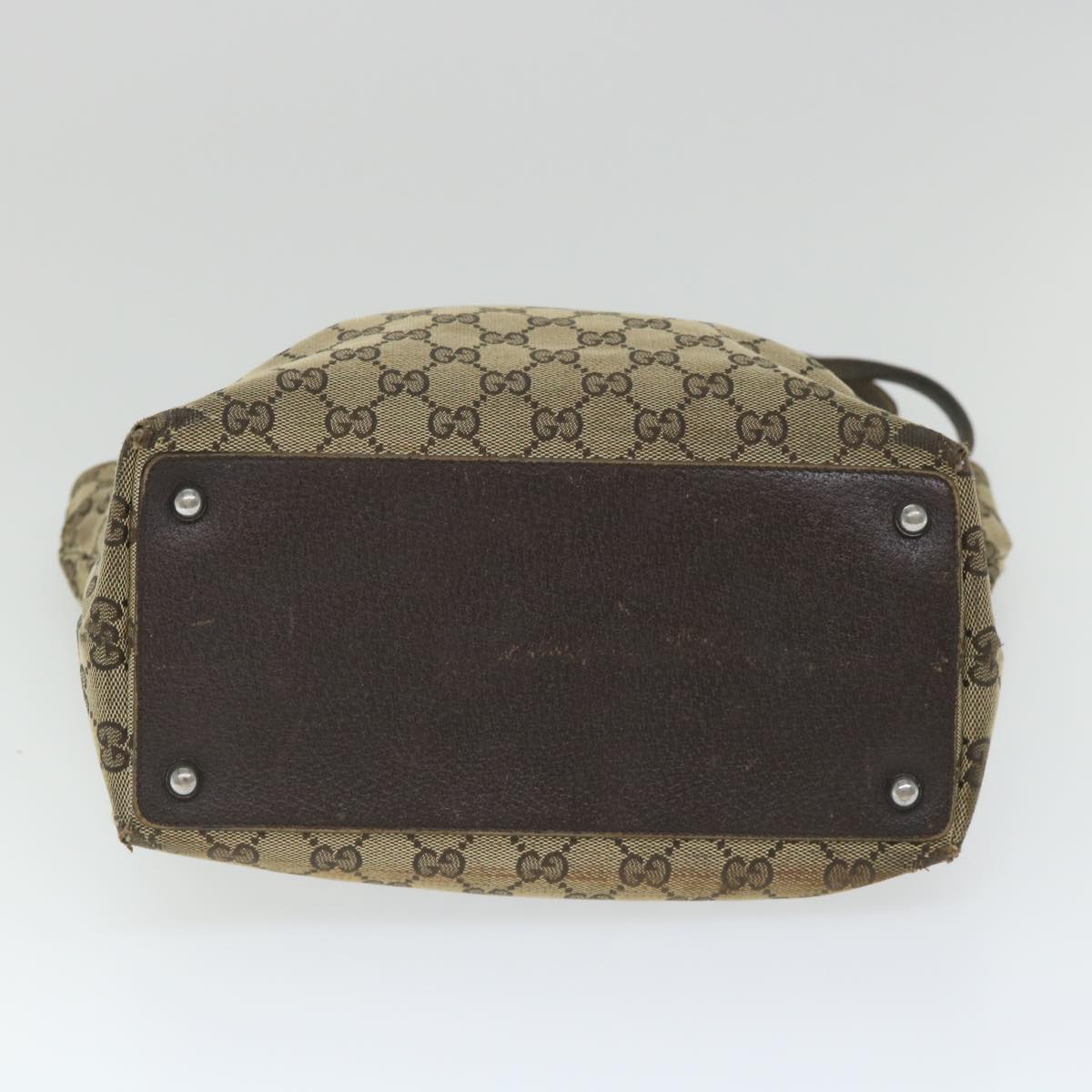 GUCCI GG Canvas Tote Bag Beige 120836 58046