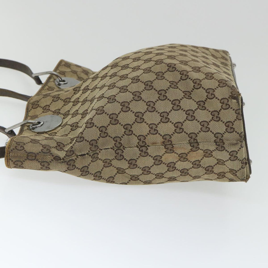 GUCCI GG Canvas Tote Bag Beige 120836 58046