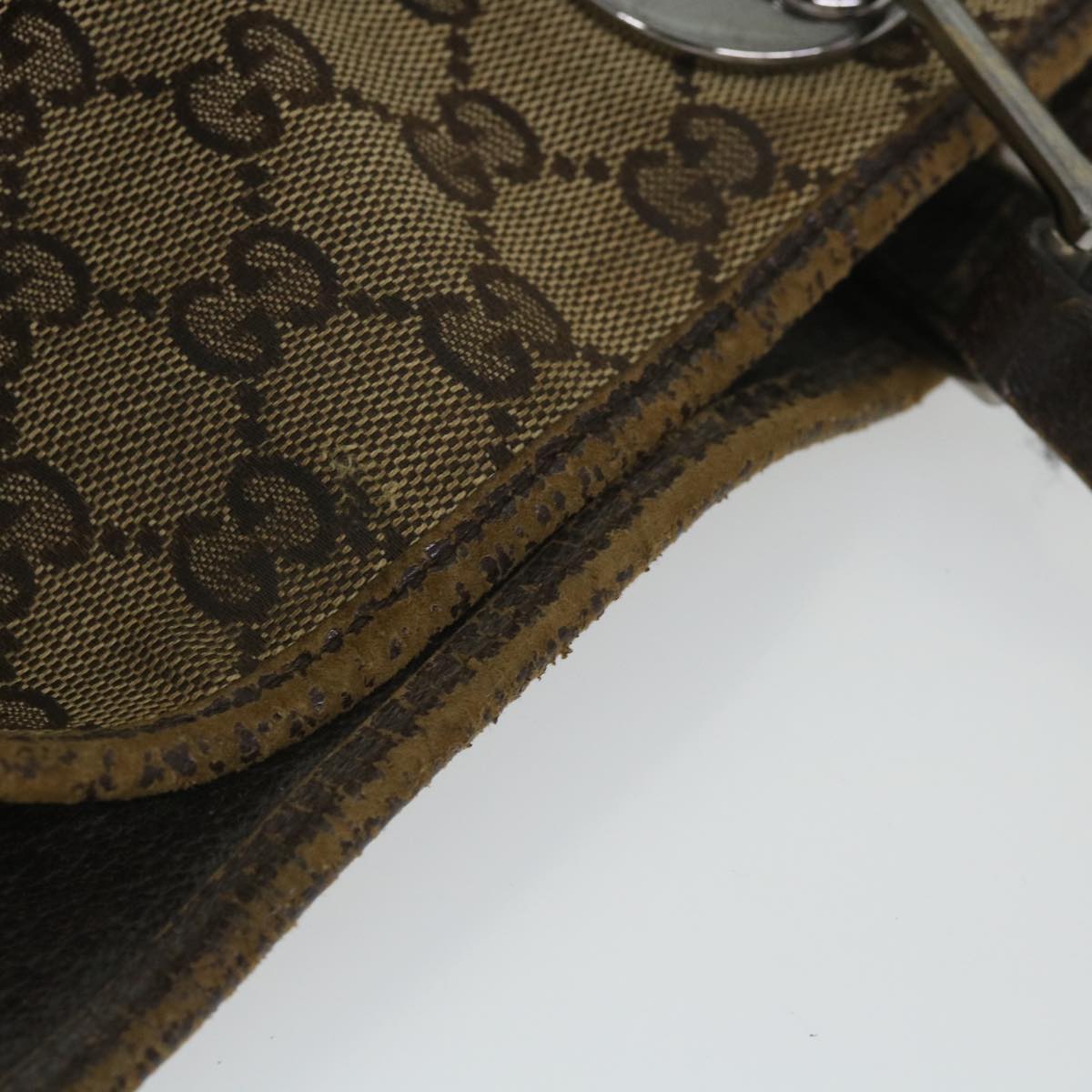 GUCCI GG Canvas Tote Bag Beige 120836 58046
