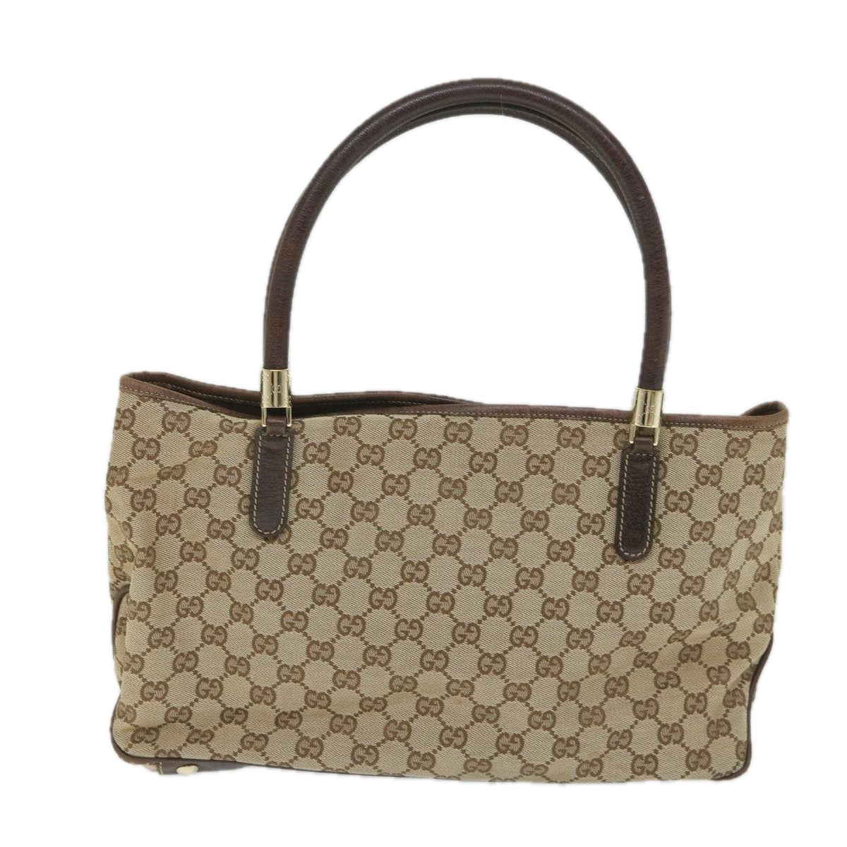 GUCCI GG Canvas Web Sherry Line Tote Bag Beige Green Red 58048