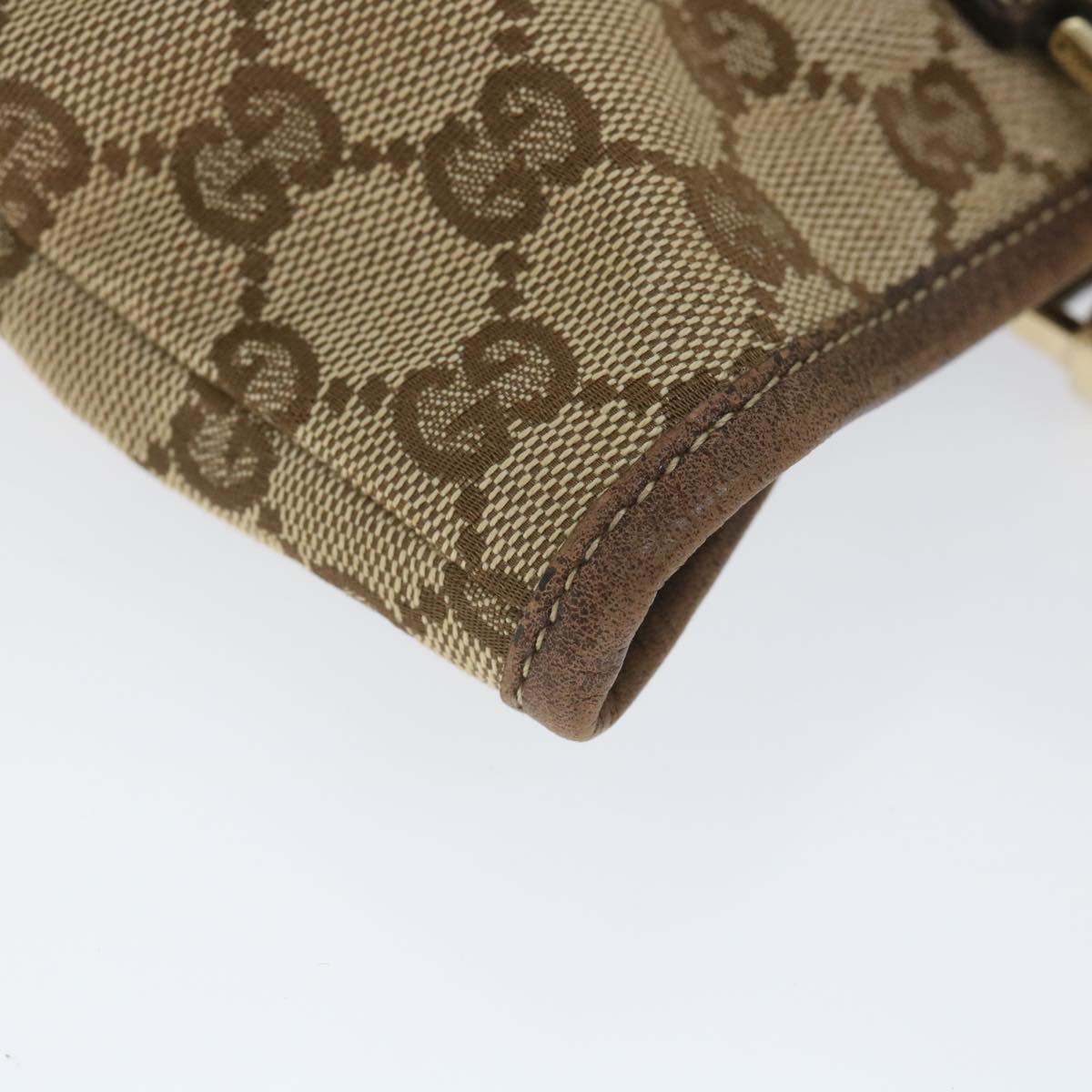 GUCCI GG Canvas Web Sherry Line Tote Bag Beige Green Red 58048