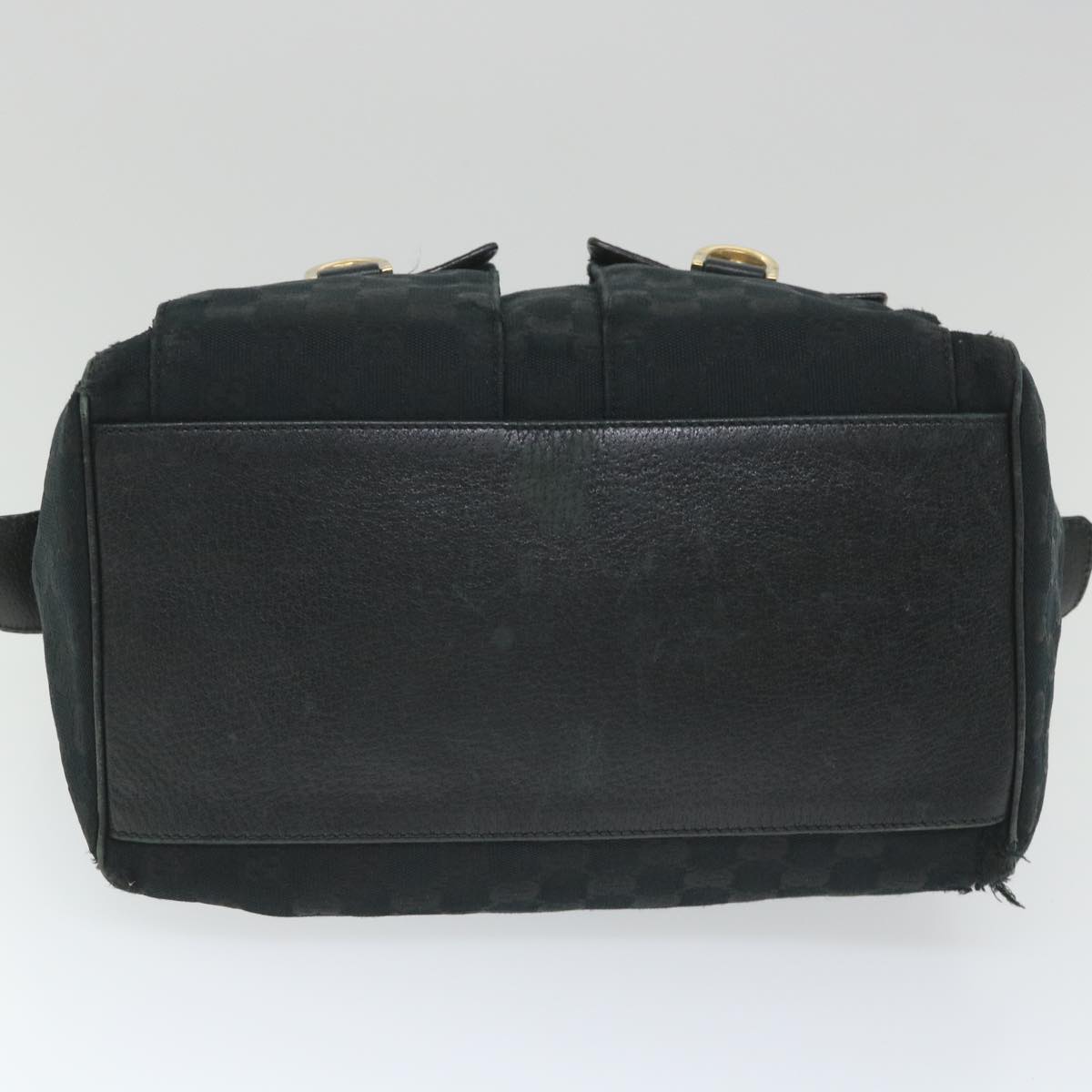 GUCCI GG Canvas Hand Bag Black 153026 58049
