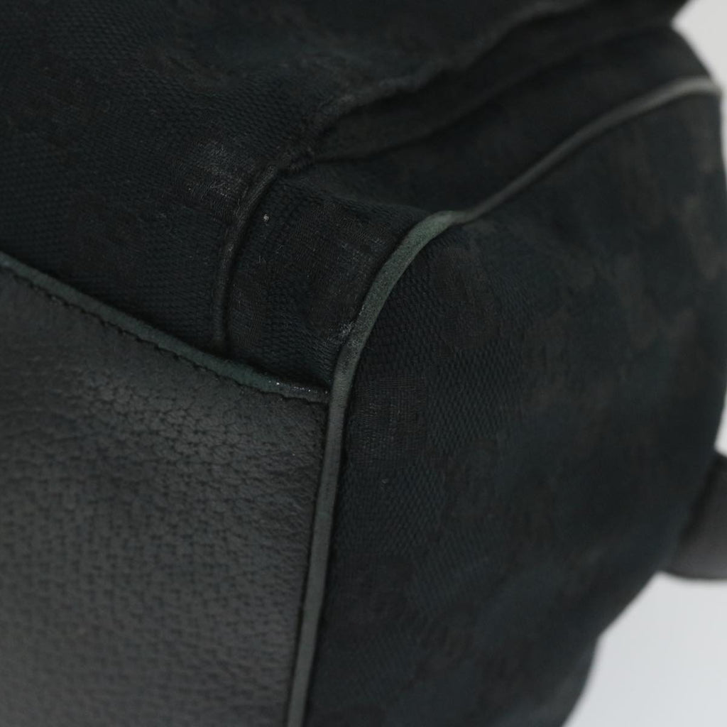 GUCCI GG Canvas Hand Bag Black 153026 58049