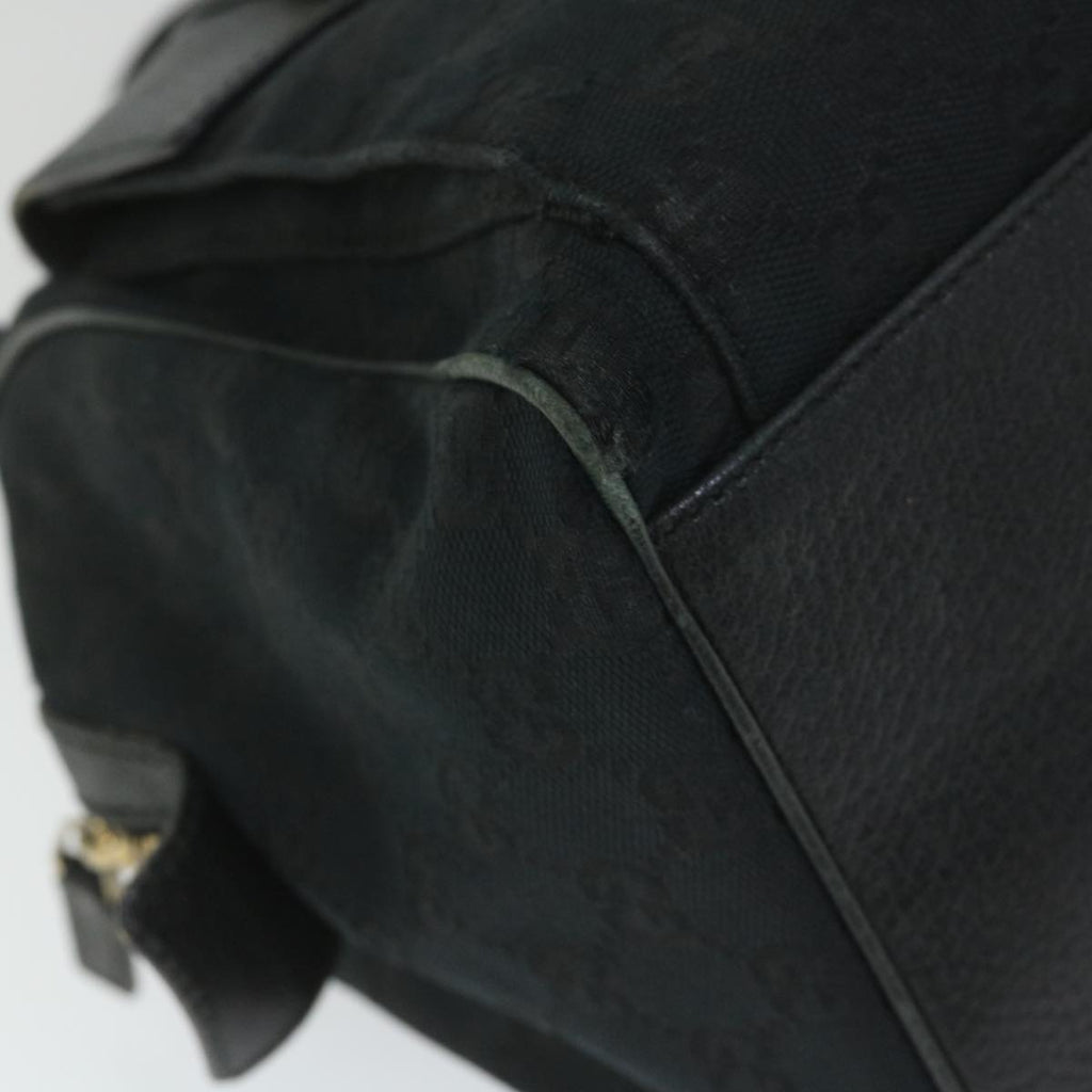 GUCCI GG Canvas Hand Bag Black 153026 58049