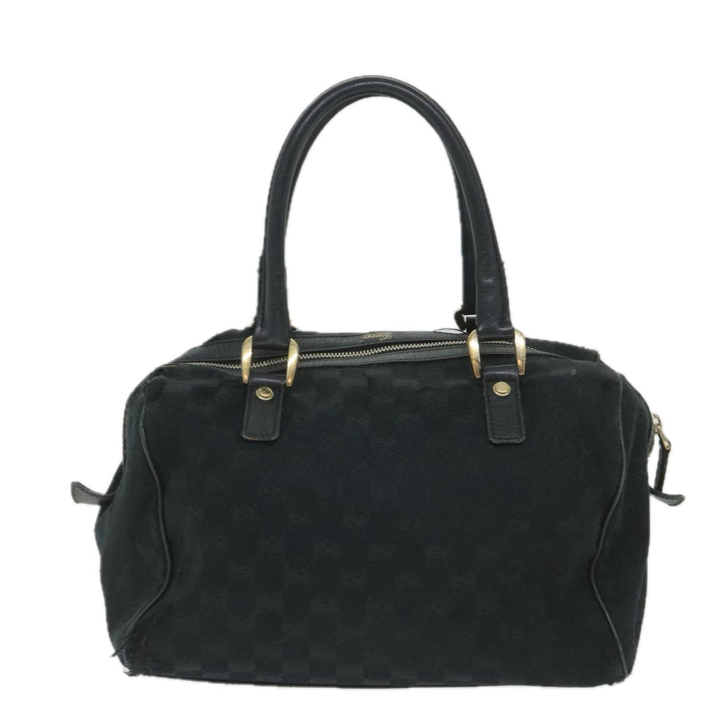 GUCCI GG Canvas Hand Bag Black 153026 58049