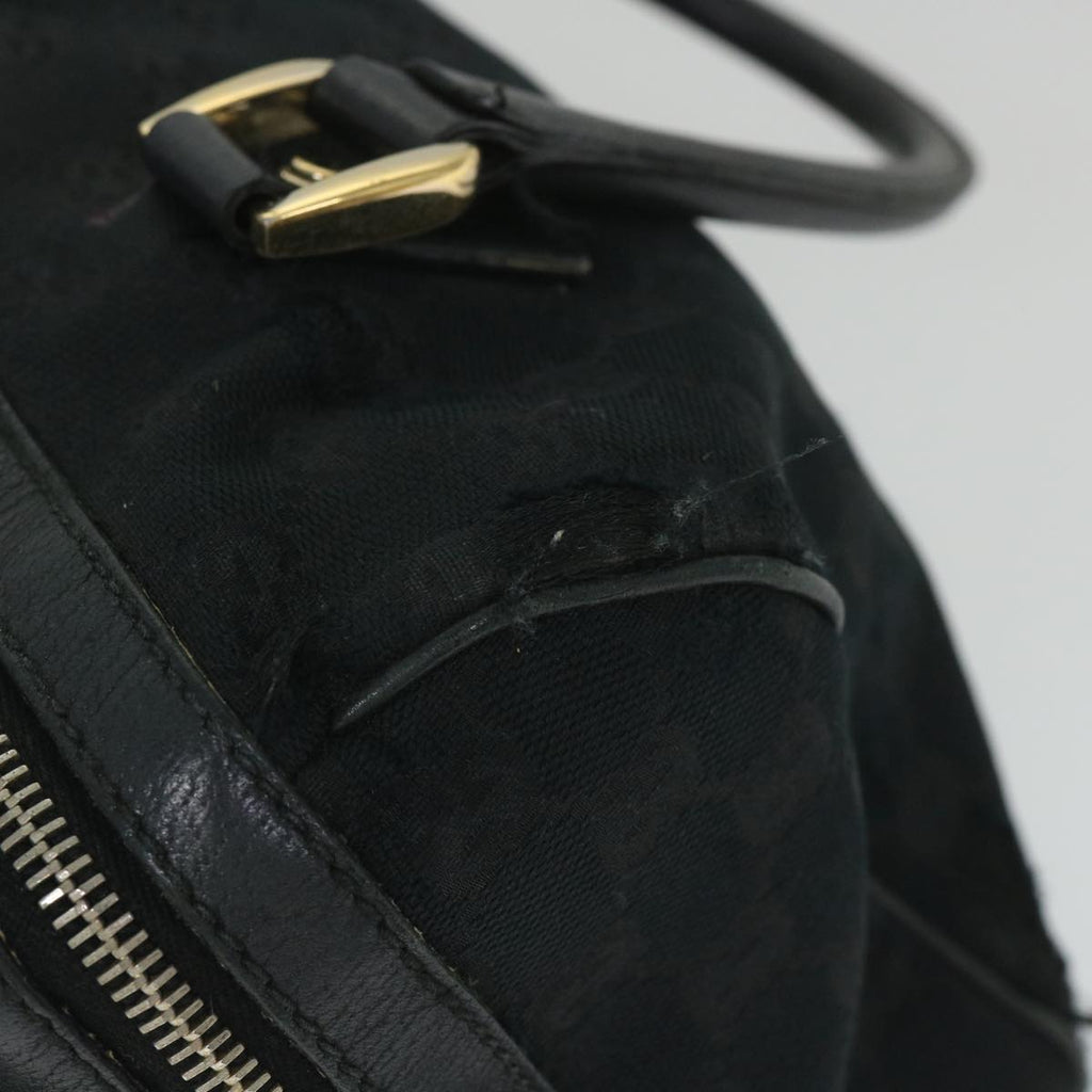 GUCCI GG Canvas Hand Bag Black 153026 58049