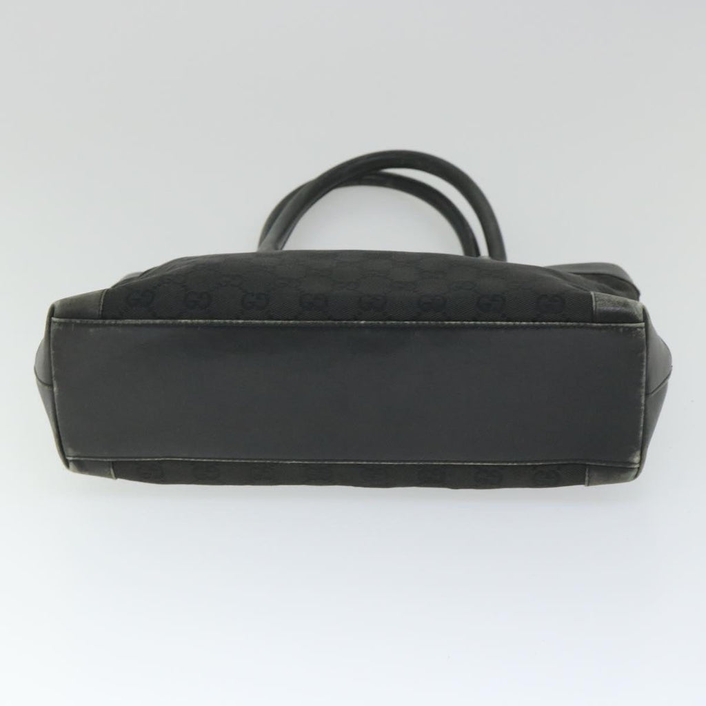 GUCCI GG Canvas Tote Bag Black 33890 58050