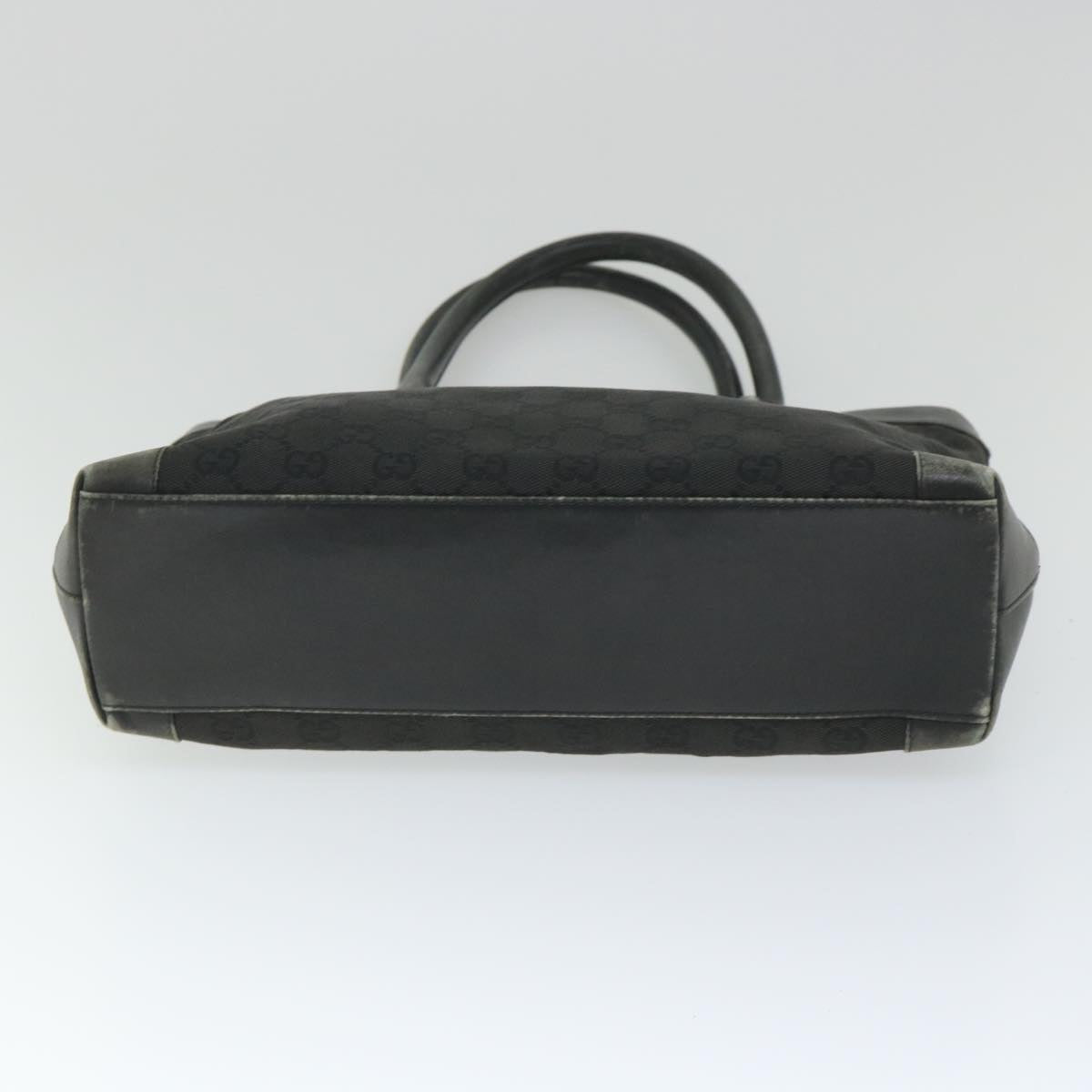 GUCCI GG Canvas Tote Bag Black 33890 58050