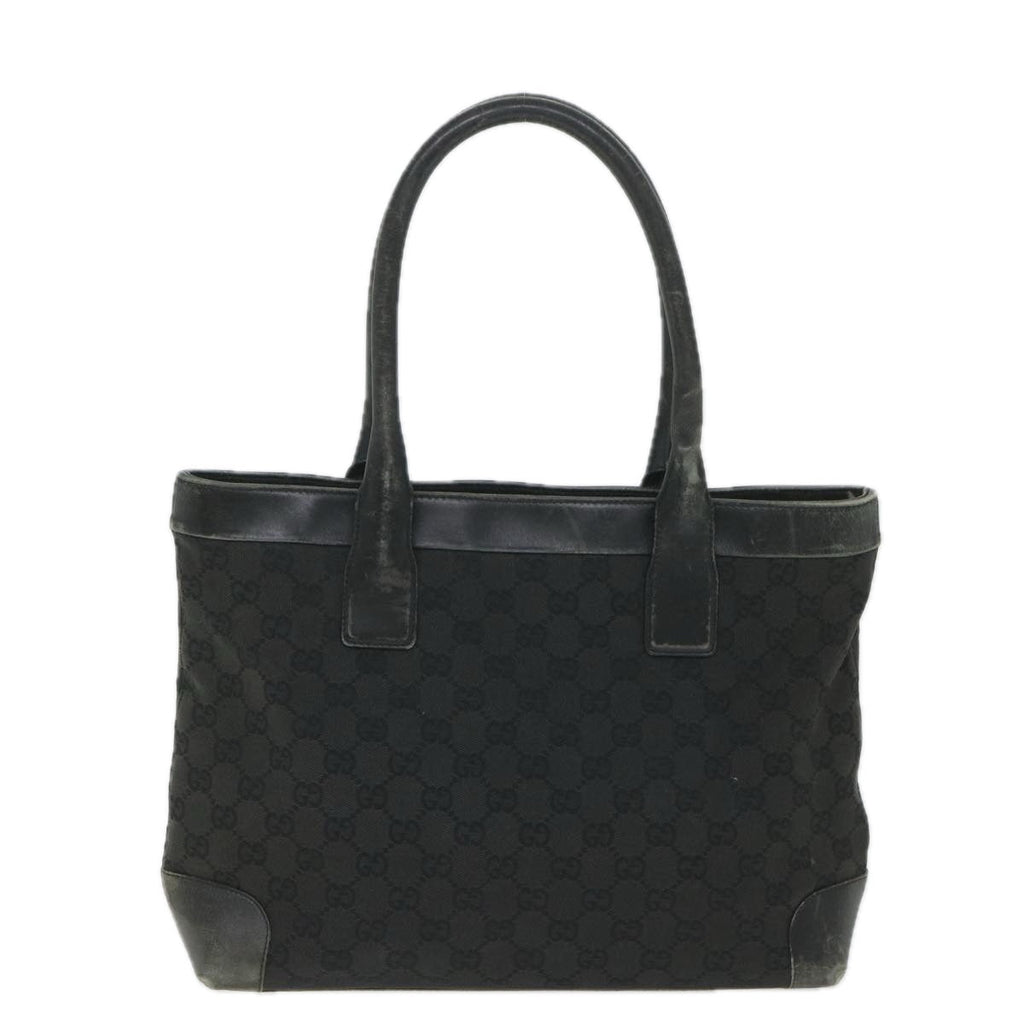 GUCCI GG Canvas Tote Bag Black 33890 58050