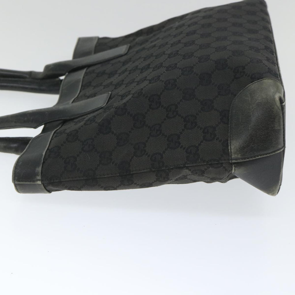 GUCCI GG Canvas Tote Bag Black 33890 58050