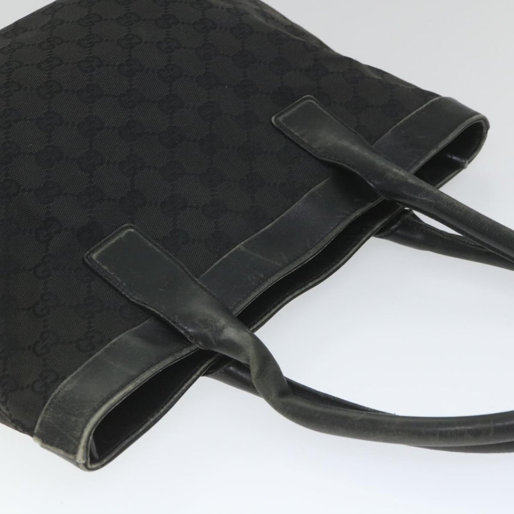 GUCCI GG Canvas Tote Bag Black 33890 58050
