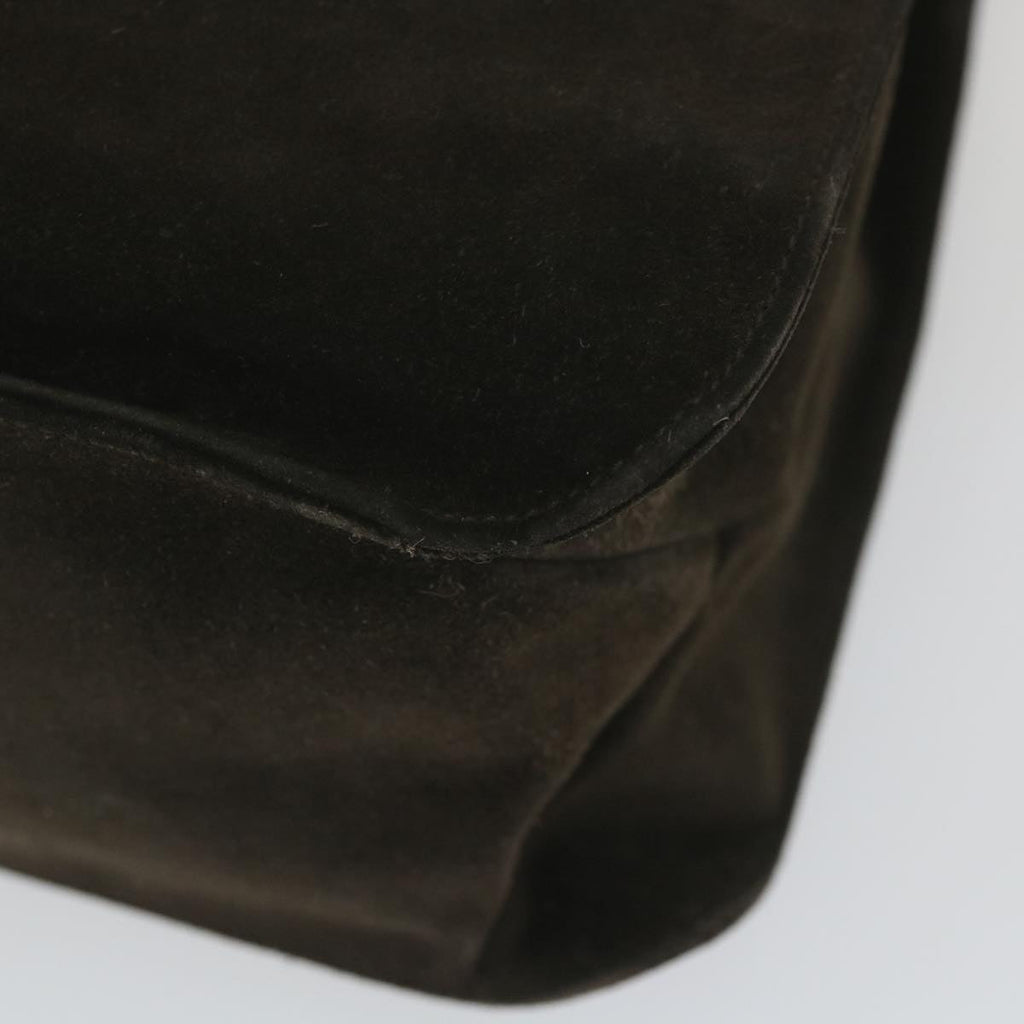 GUCCI Shoulder Bag Suede Brown 0013107 58053