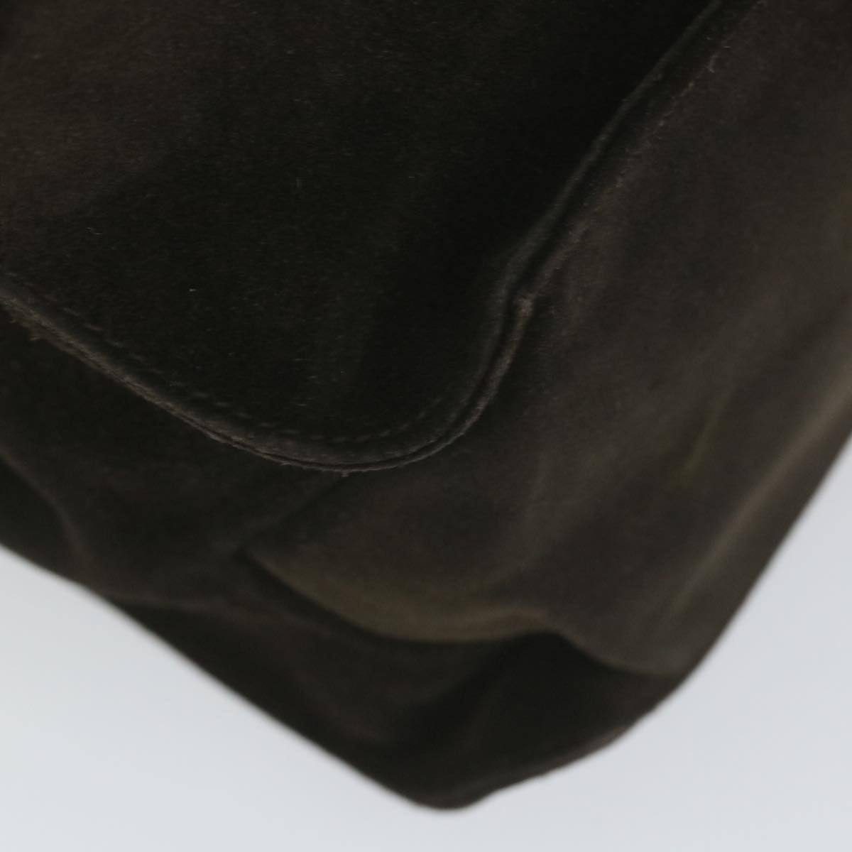 GUCCI Shoulder Bag Suede Brown 0013107 58053