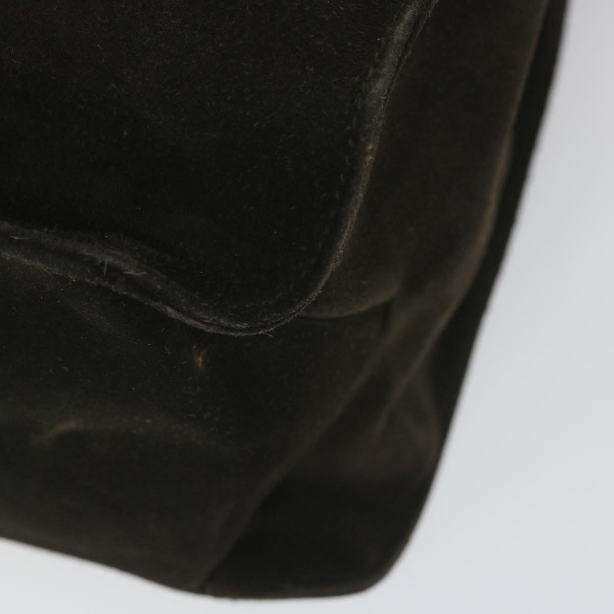 GUCCI Shoulder Bag Suede Brown 0013107 58053