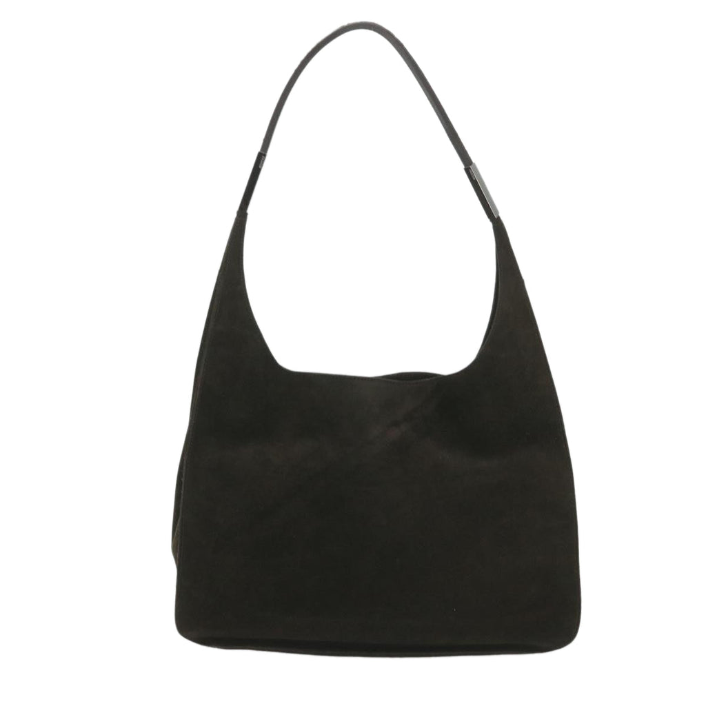 GUCCI Shoulder Bag Suede Brown 0013107 58053