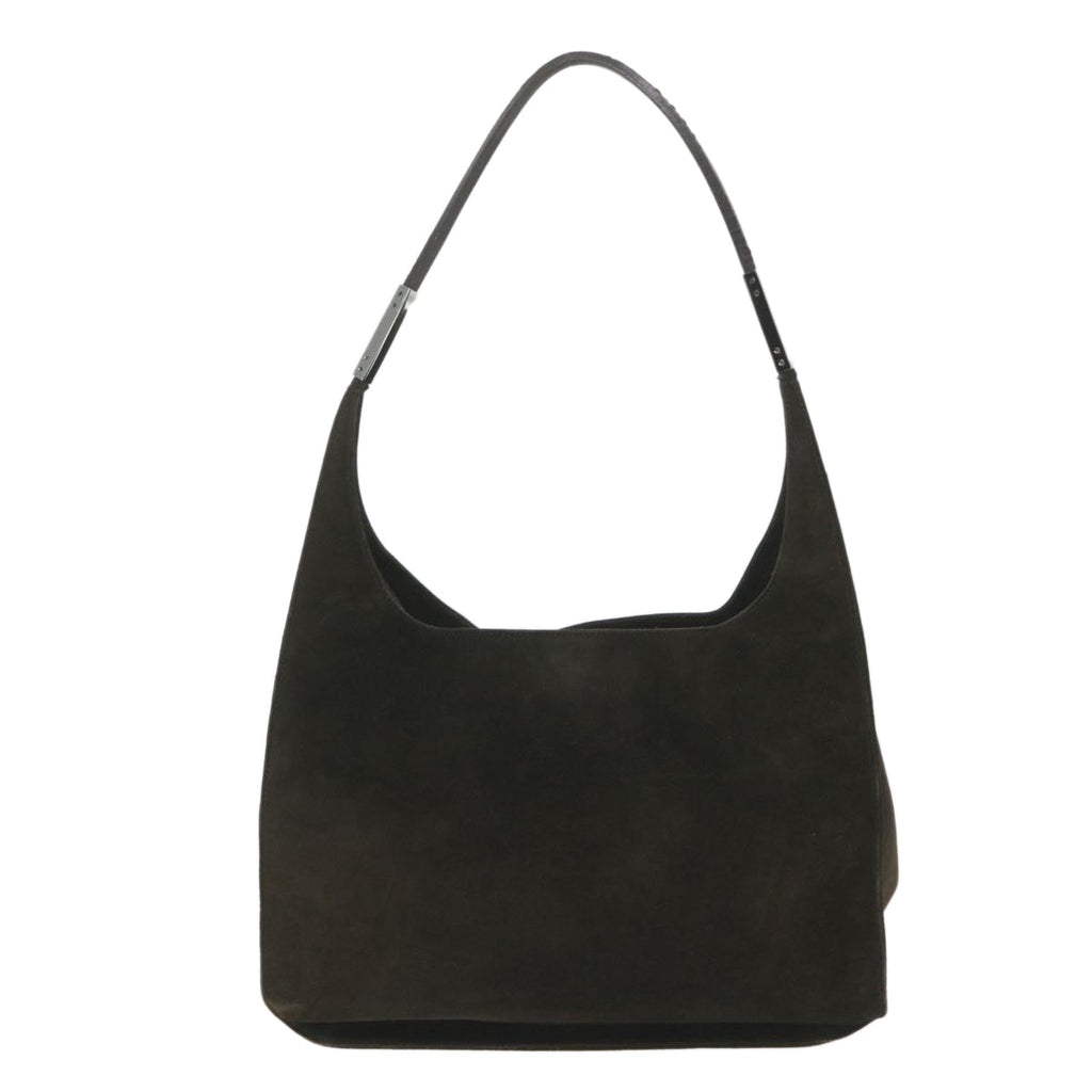 GUCCI Shoulder Bag Suede Brown 0013107 58053