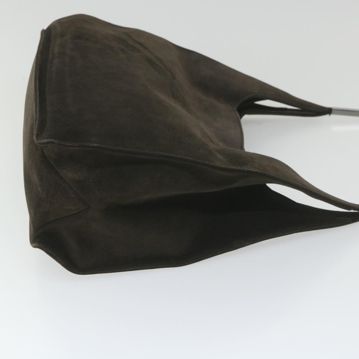 GUCCI Shoulder Bag Suede Brown 0013107 58053