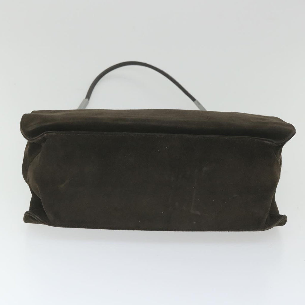 GUCCI Shoulder Bag Suede Brown 0013107 58053