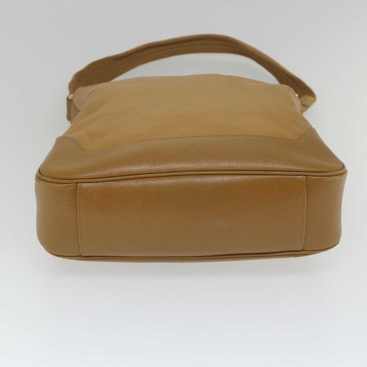 GUCCI Bamboo Shoulder Bag Leather 2way Brown 58054