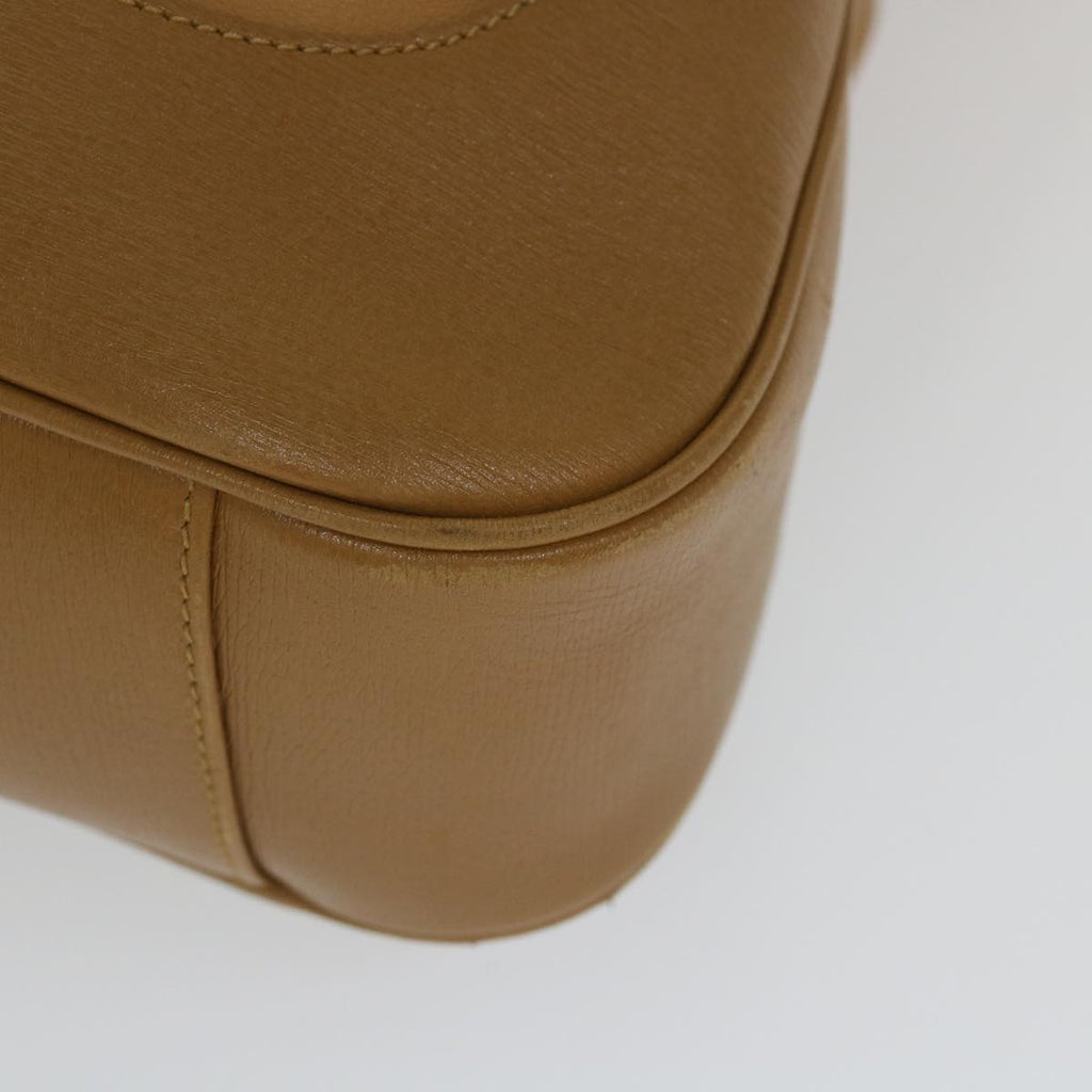 GUCCI Bamboo Shoulder Bag Leather 2way Brown 58054