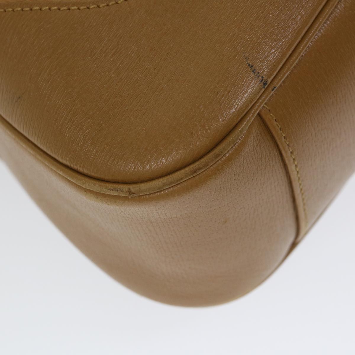 GUCCI Bamboo Shoulder Bag Leather 2way Brown 58054