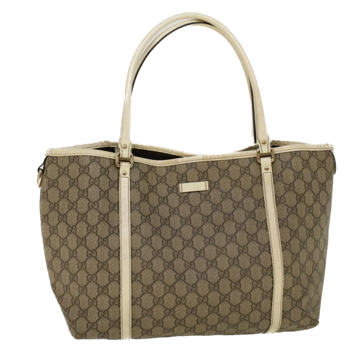 GUCCI GG Canvas Tote Bag Coated Canvas Beige 197953 58069