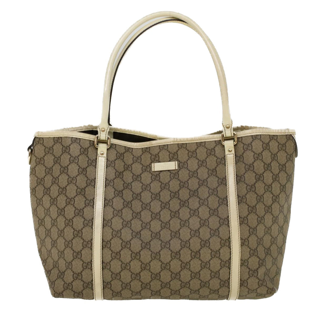 GUCCI GG Canvas Tote Bag Coated Canvas Beige 197953 58069