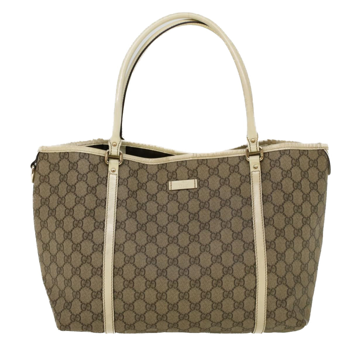 GUCCI GG Canvas Tote Bag Coated Canvas Beige 197953 58069