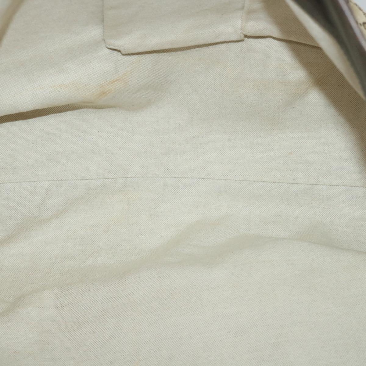 GUCCI GG Canvas Bamboo Tote Bag Beige Brown 339000 58070