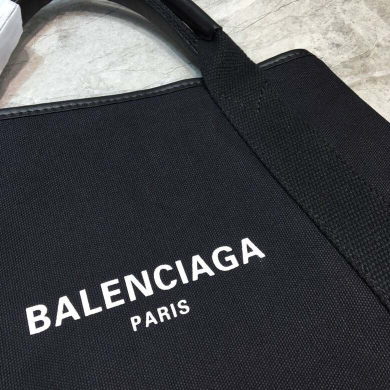 Balen Navy MeGLAMIum Cabas Tote Bag In Black, For Women,  Bags 14.1in/36cm
