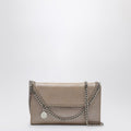 Stella Mccartney Falabella Shoulder Wallet Bag Beige Women
