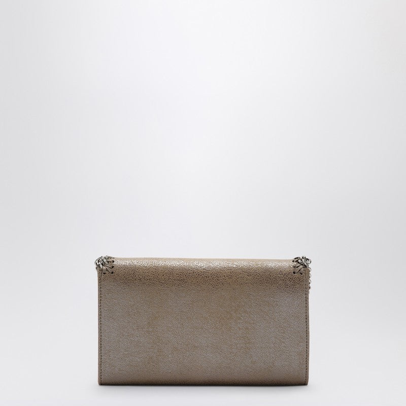 Stella Mccartney Falabella Shoulder Wallet Bag Beige Women