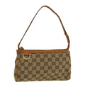 GUCCI GG Canvas Accessory Pouch Beige Brown 145750 58155