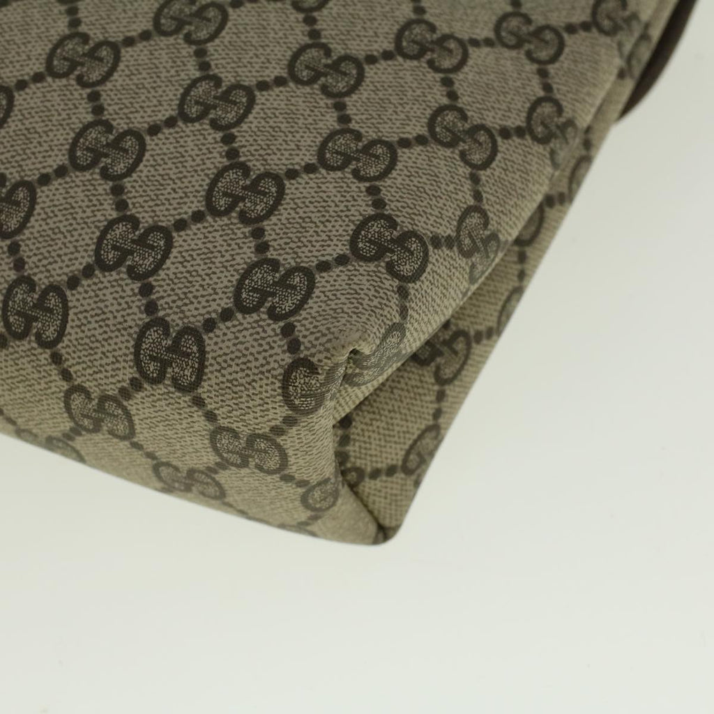 GUCCI GG Canvas Clutch Bag PVC Leather Beige 001 19 5493 58158